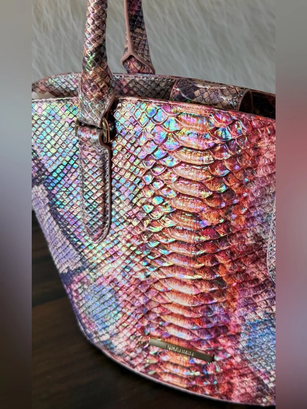 Gorgeous Brahmin Jenny Dewberry Ametrine Shoulder Bag NWT Iridescent Shine